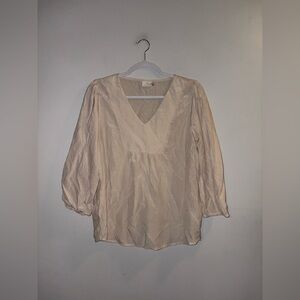 Kaffe | Cream Blouse